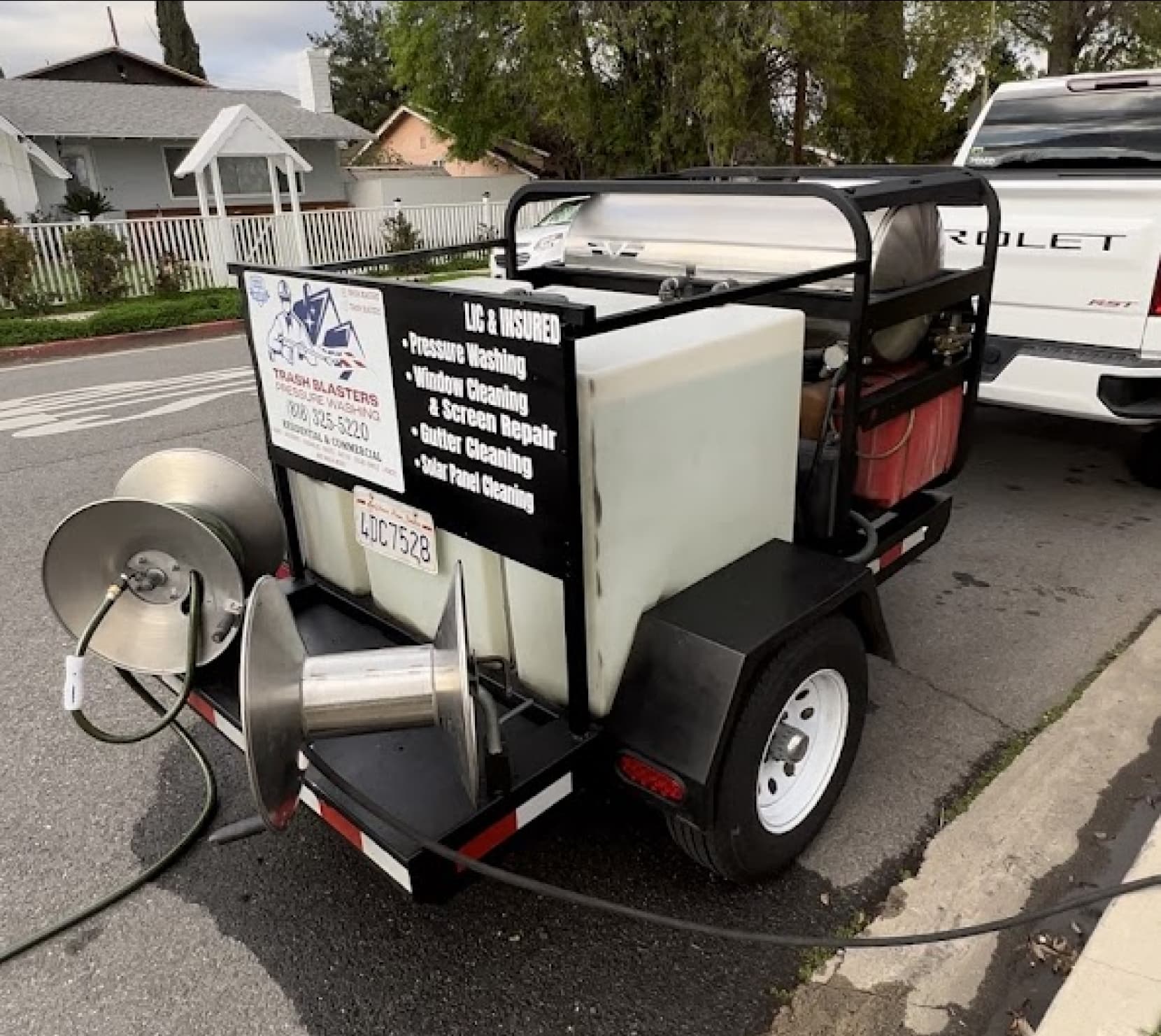 Pressure Washing Trailer